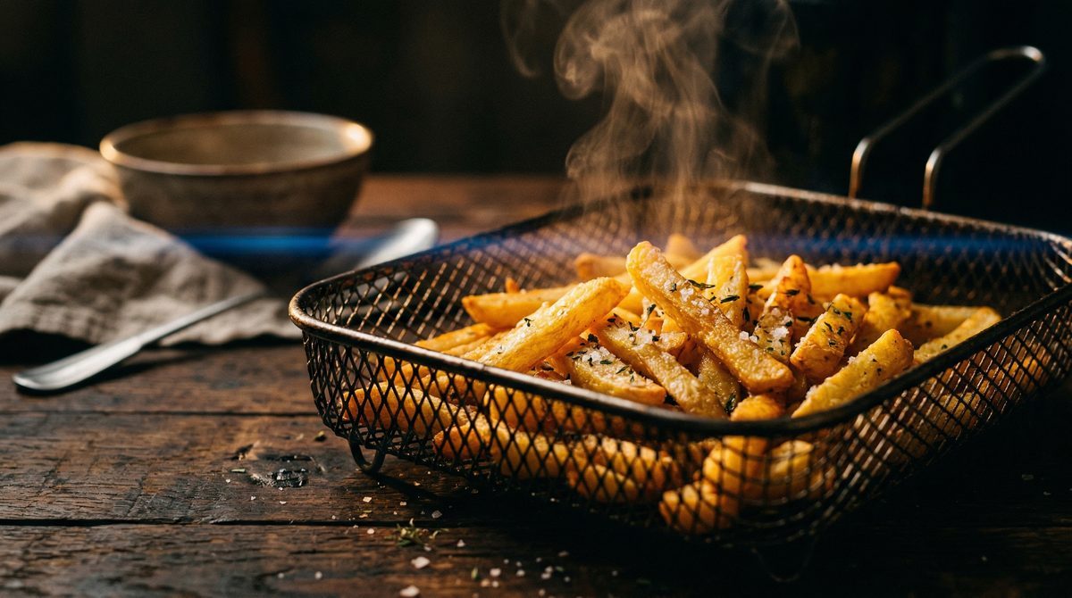 Knusprige Pommes aus dem Airfryer
